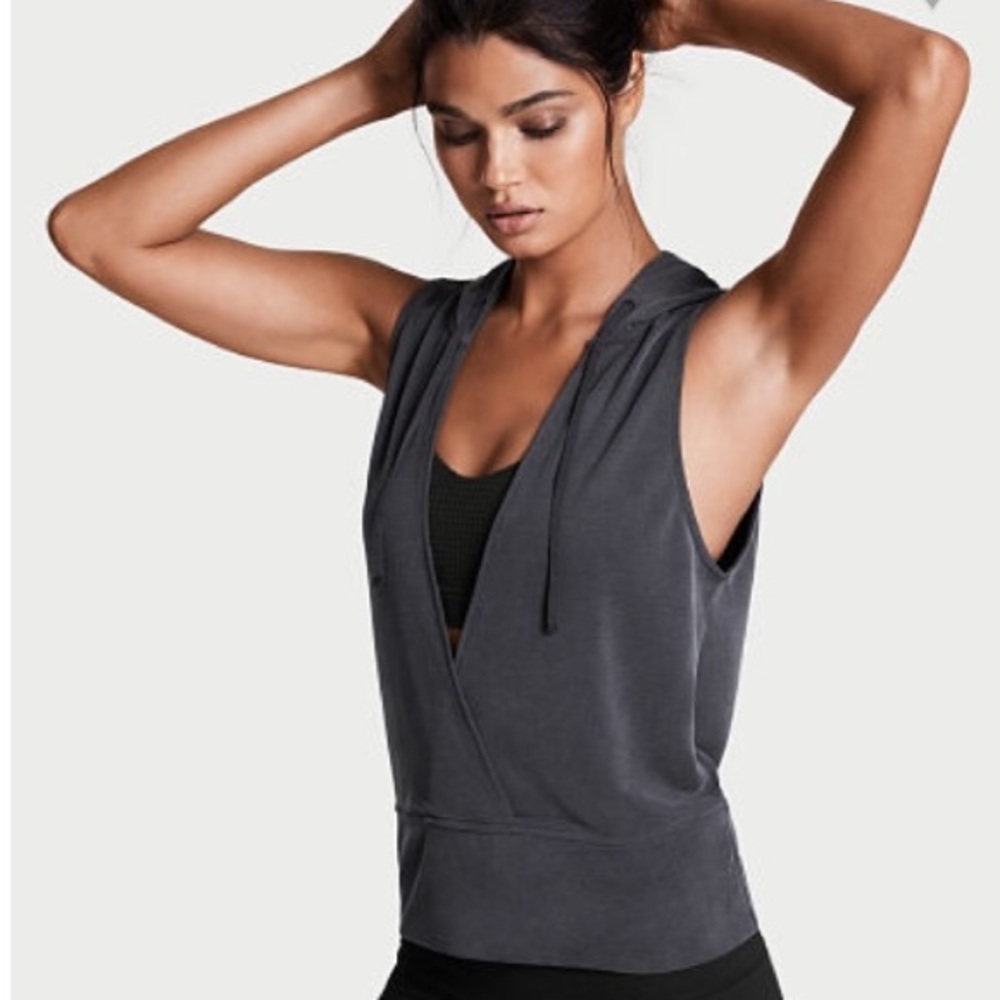 Victoria Secret Sport Crossover Sleeveless Hoodie